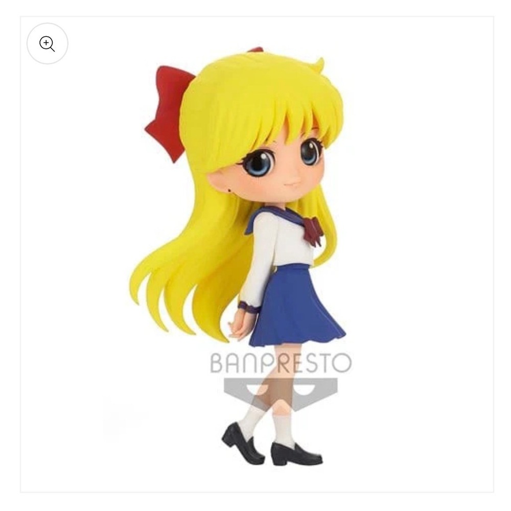 Banpresto Sailor Moon Minako Aino Sailor V Q Posket Figure Yellow US Seller